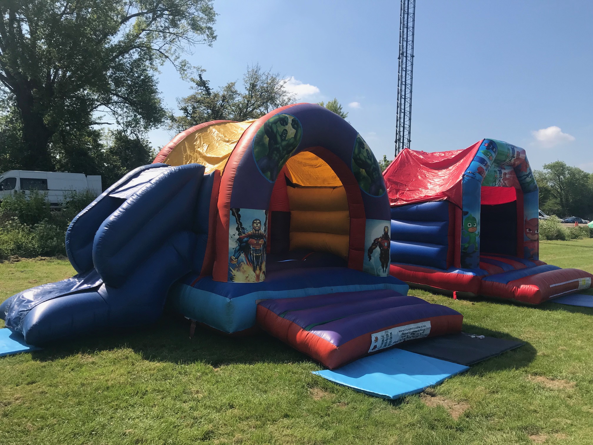 Super Heroes Bouncy Castle and PJ Mask Super Heroes Bouncy Castle and PJ Mask