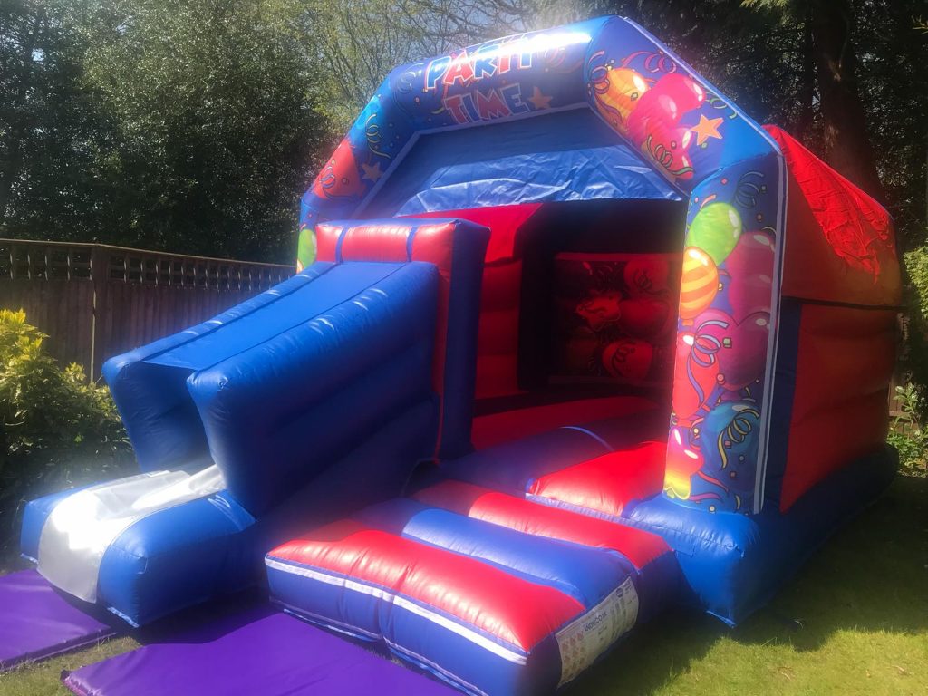 Front Slide Bouncy Castle and  Slide Combination